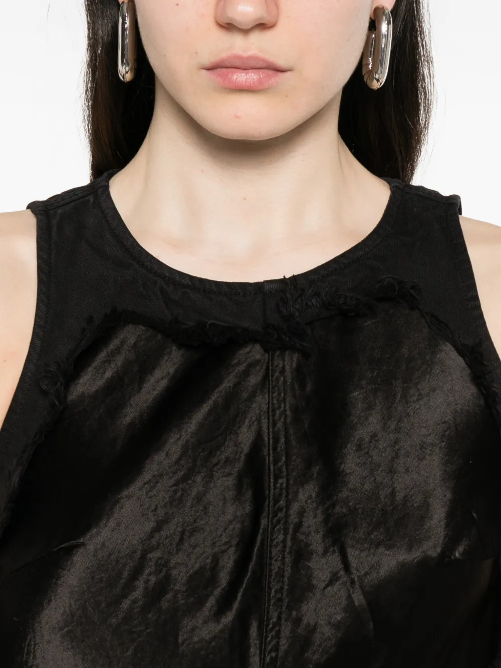 Frayed Midi Dress