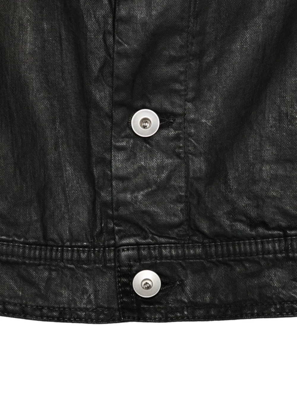  Rick Owens Drkshdw Frayed Jacket - Black 