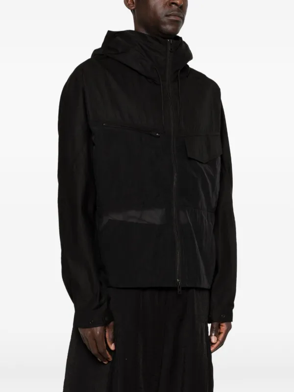 Y-3 Hooded Zipped Jacket | Black | FARFETCH IE