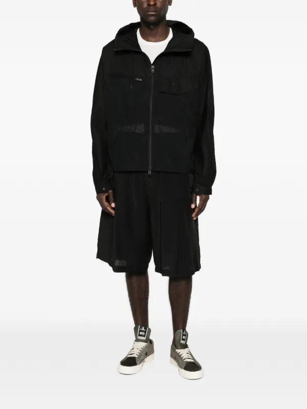 Y-3 フーデッド ジャケット | ブラック | FARFETCH JP