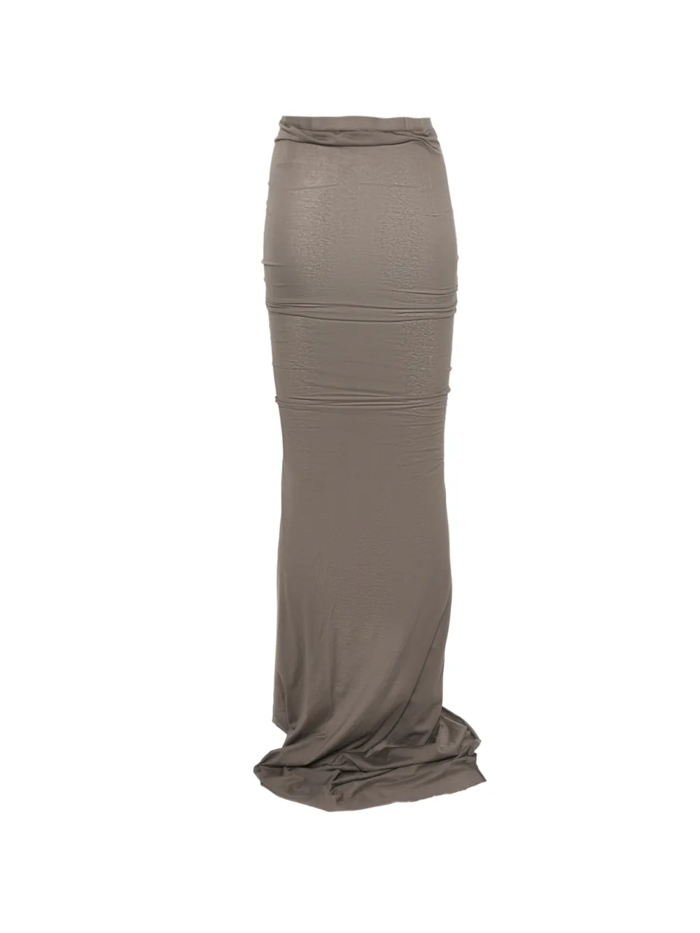 Rick Owens DRKSHDW Soft Edfu maxi-rok met split Bruin