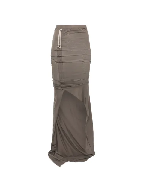 Rick Owens DRKSHDW Soft Edfu slit-detail maxi skirt