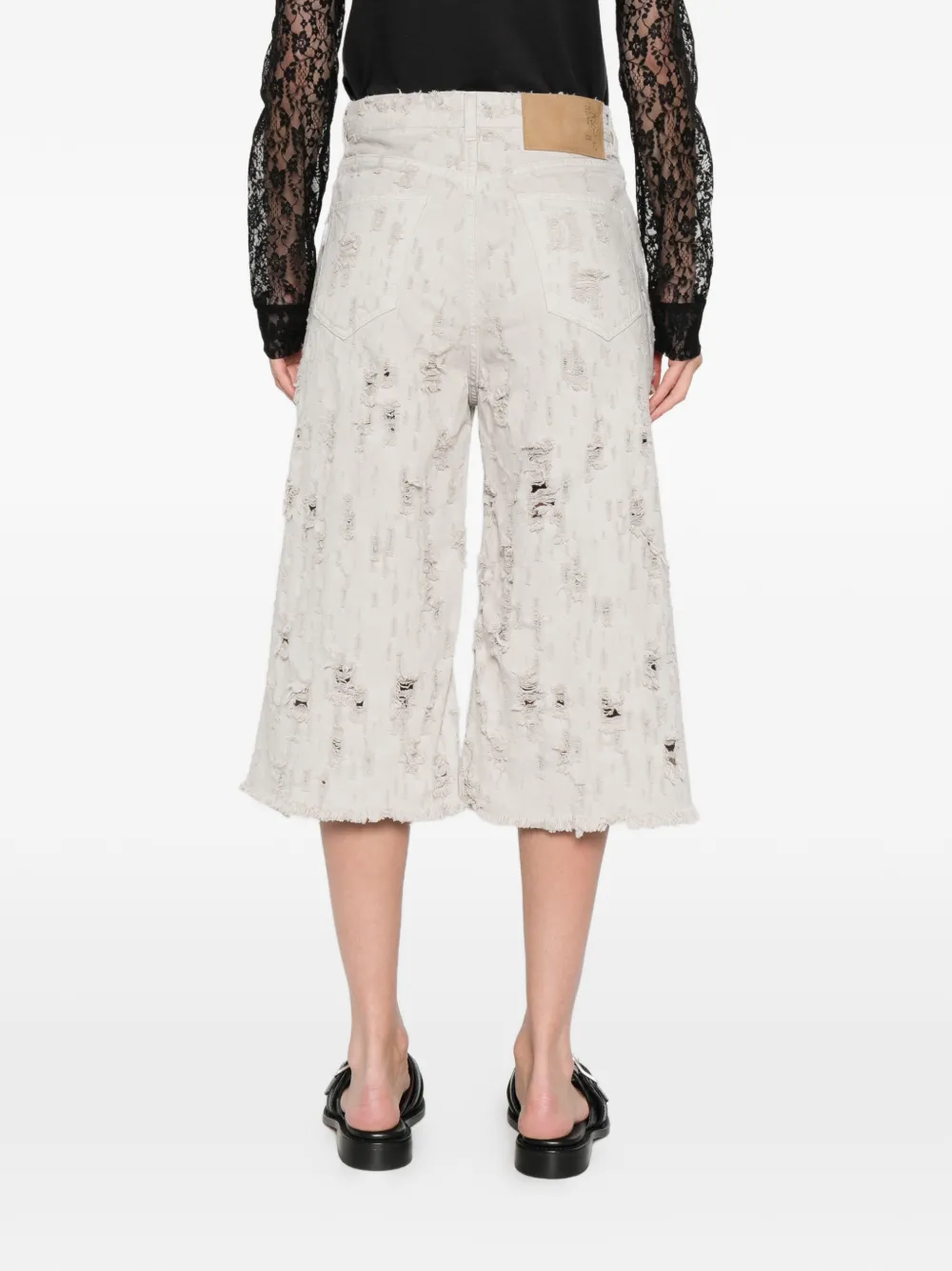 Beck Bull Destroy Distressed Shorts