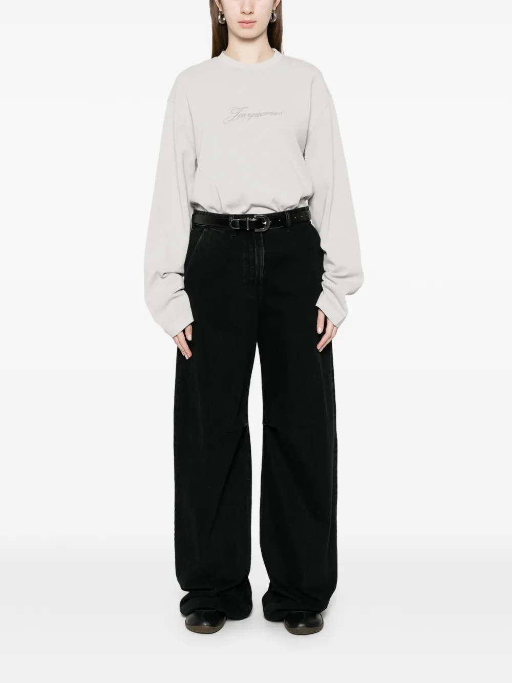  Jacquemus Long-sleeved T-shirt - Neutrals 