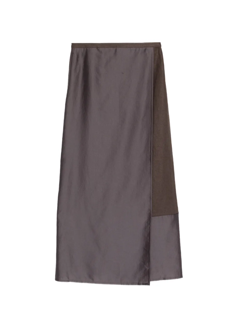 R2W Amora colour-block midi skirt - Grigio