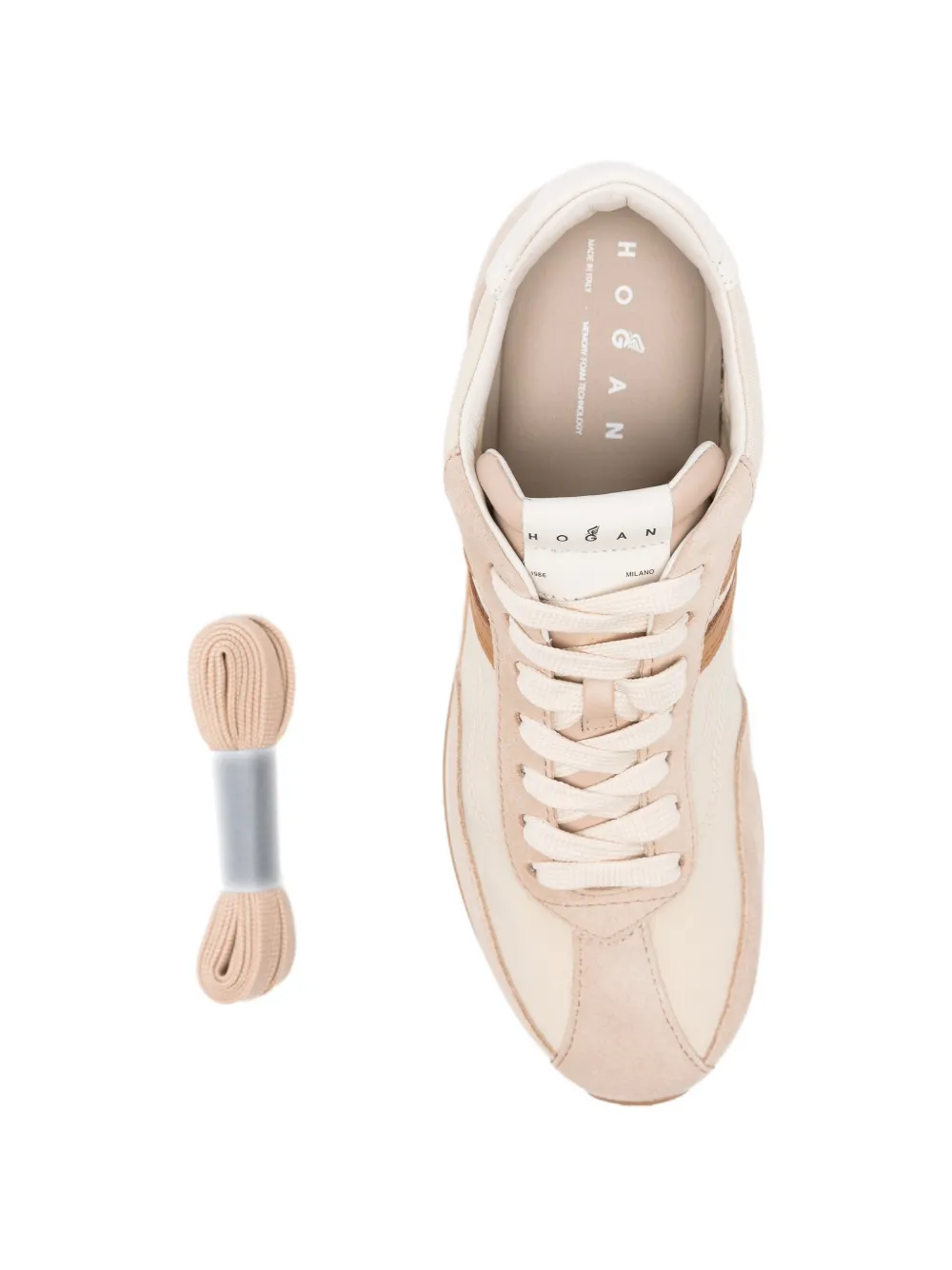 Hogan Sneakers met logo Beige