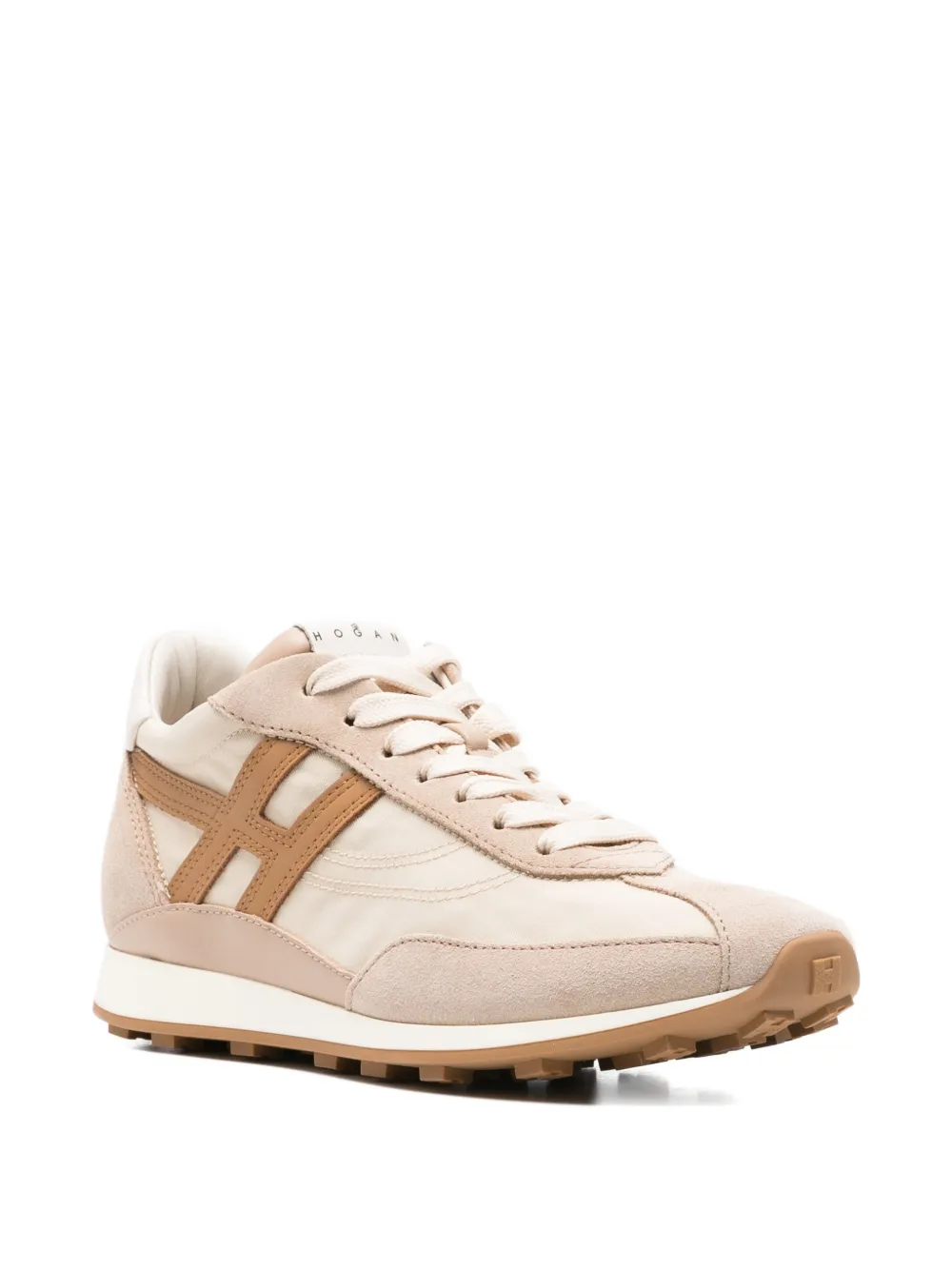 Hogan Sneakers met logo Beige