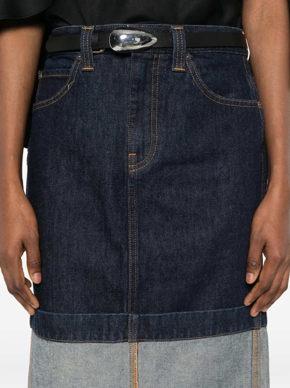 KHAITE Kilian rok Blauw