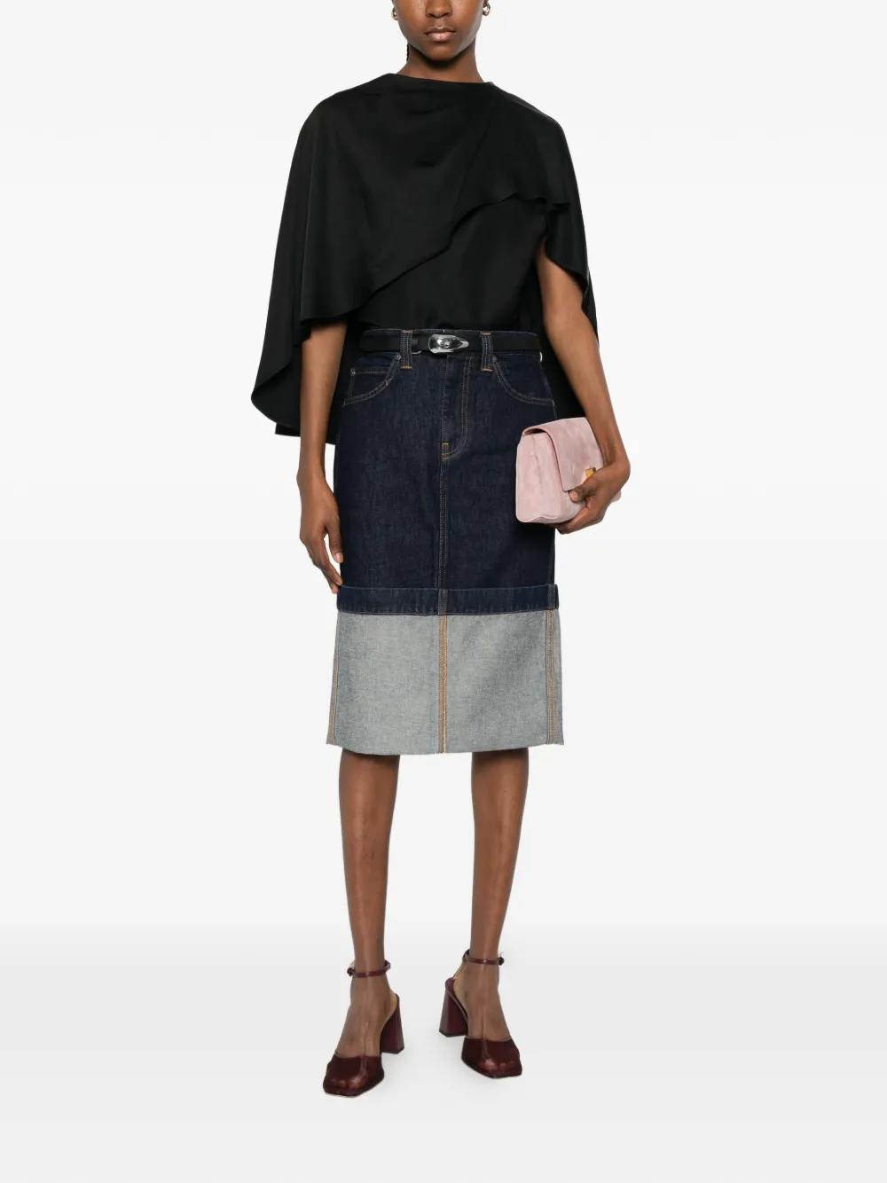 KHAITE Kilian rok Blauw