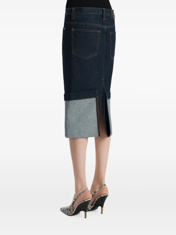KHAITE Kilian Skirt | Blue | FARFETCH