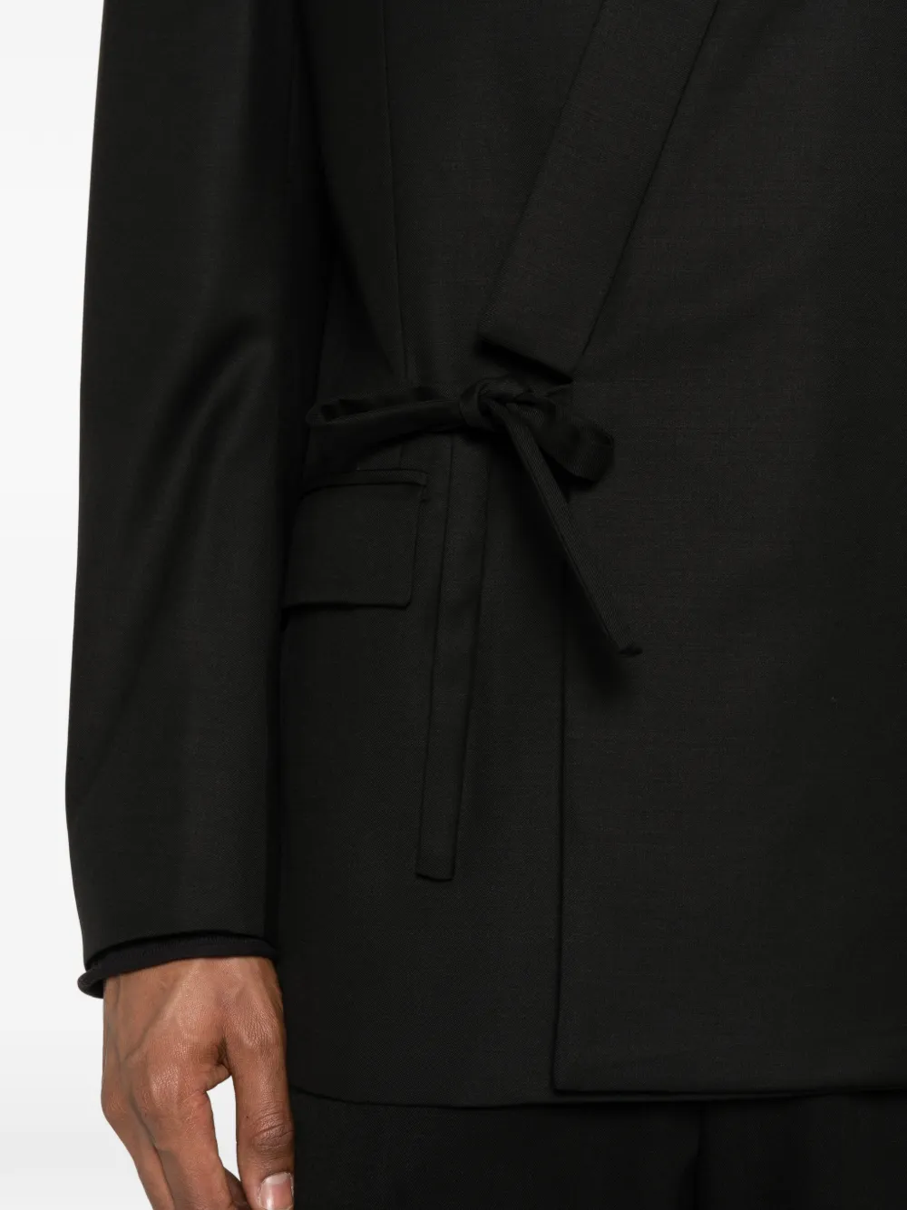 Kenzo Blazer met striksluiting Zwart