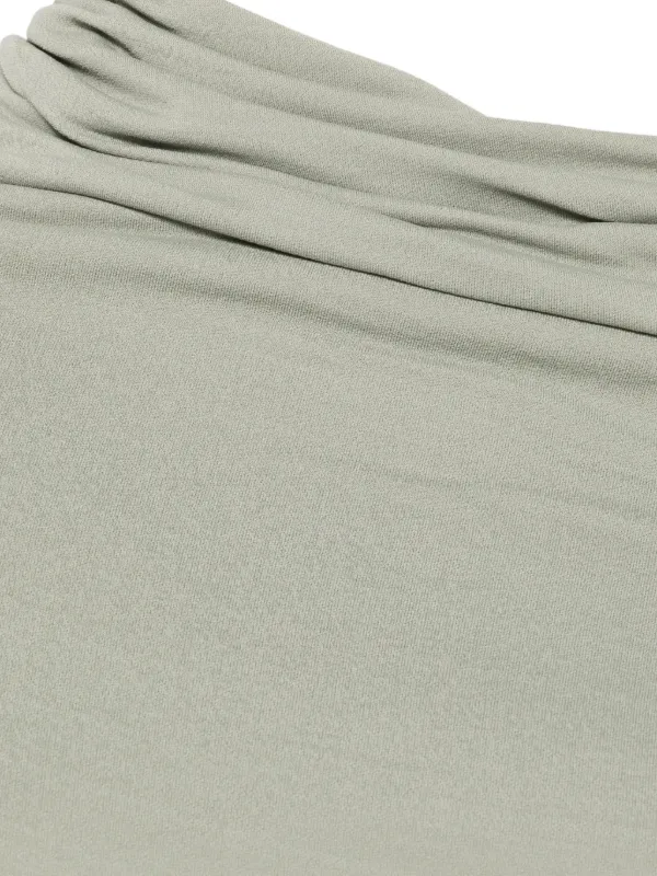 Rick Owens Lilies Lola Draped Top | Green | FARFETCH
