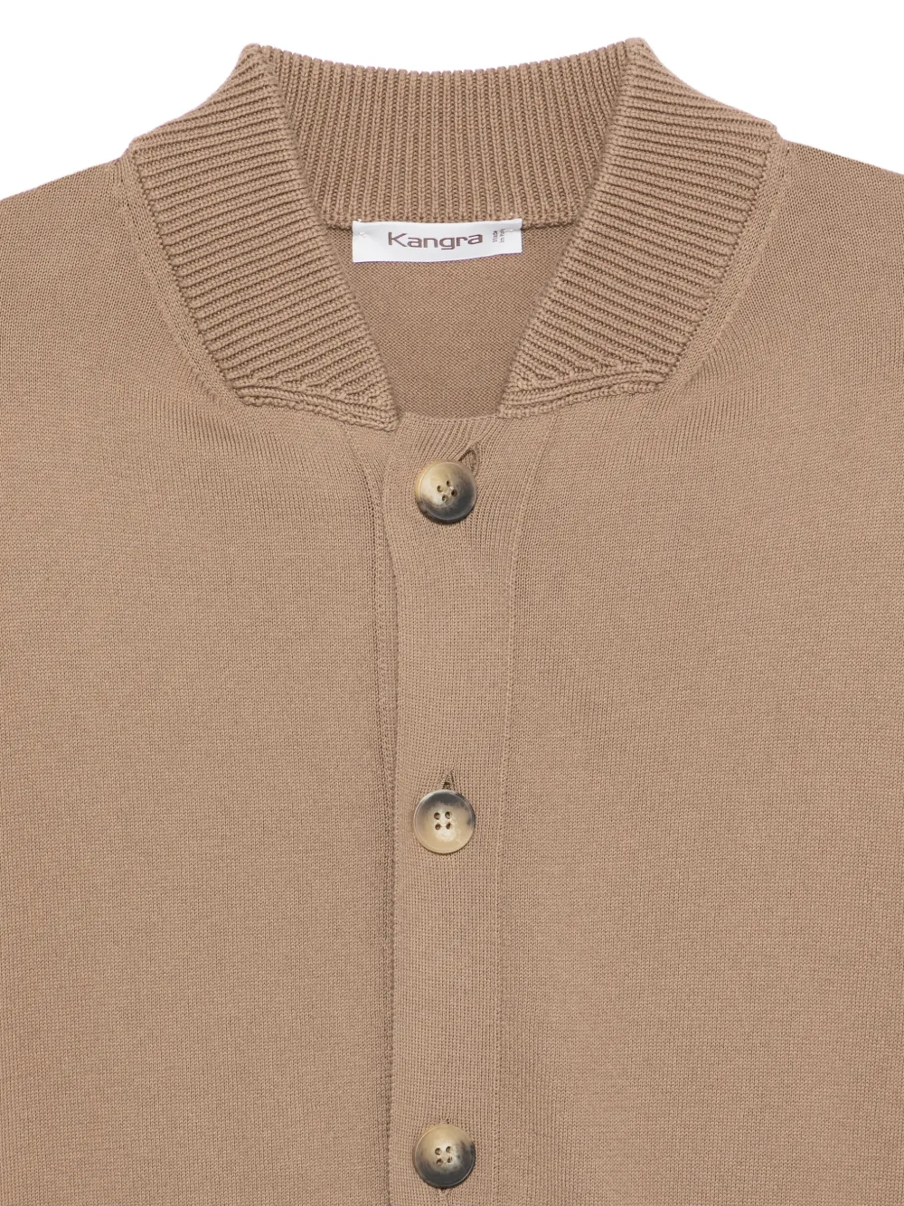 Kangra Vest met buidelzak Bruin