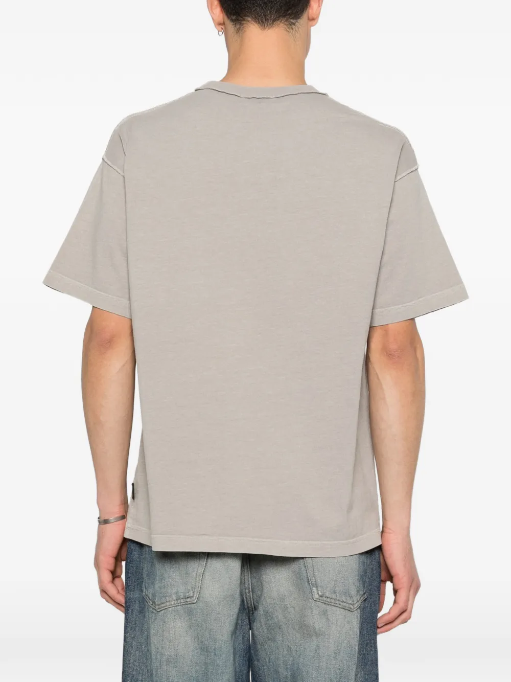 Haikure Jude T-shirt met zak Grijs