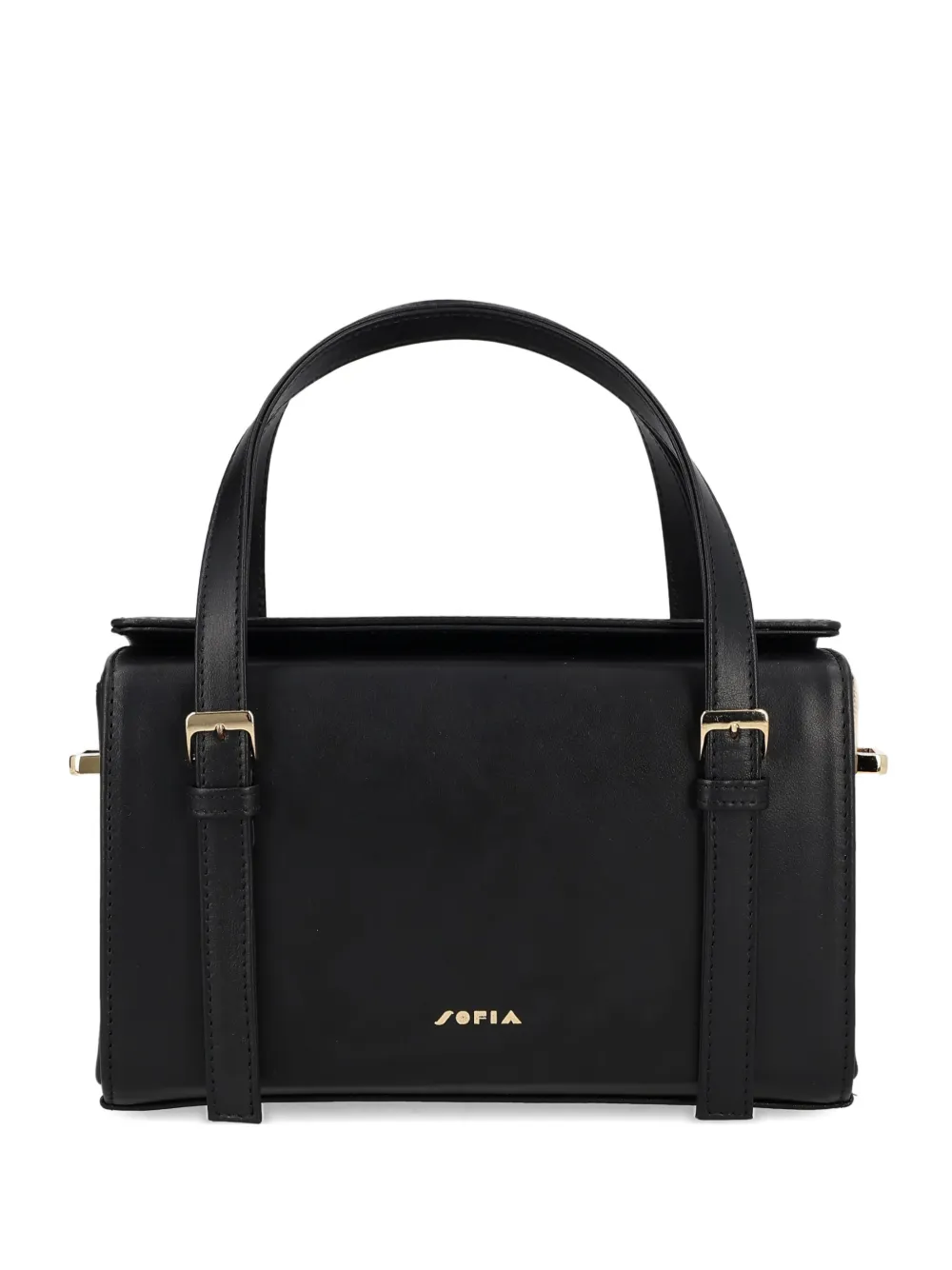 SOFIA mini Belmondo buckle tote bag - Nero