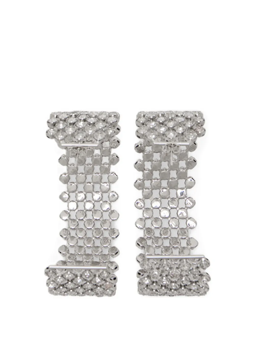 Rhinestone-Embellished Earrings