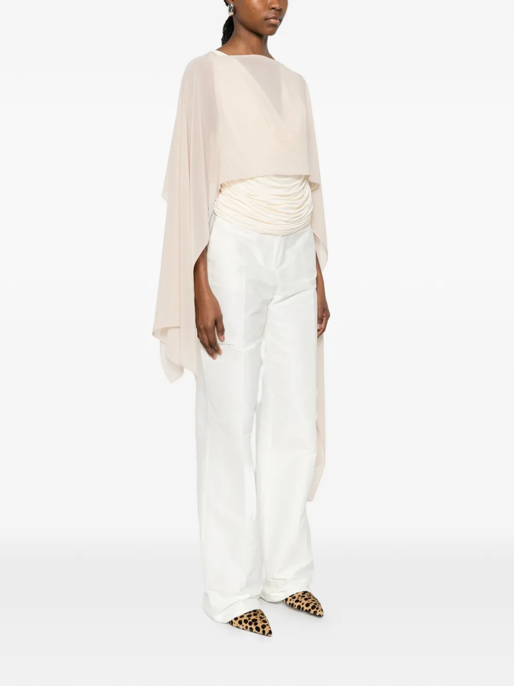  Gianluca Capannolo Draped Scarf - Neutrals 