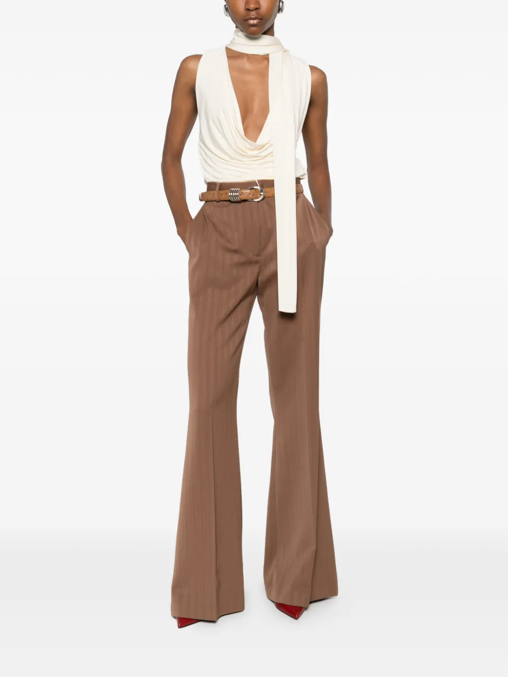 Stella McCartney Plooibroek Bruin