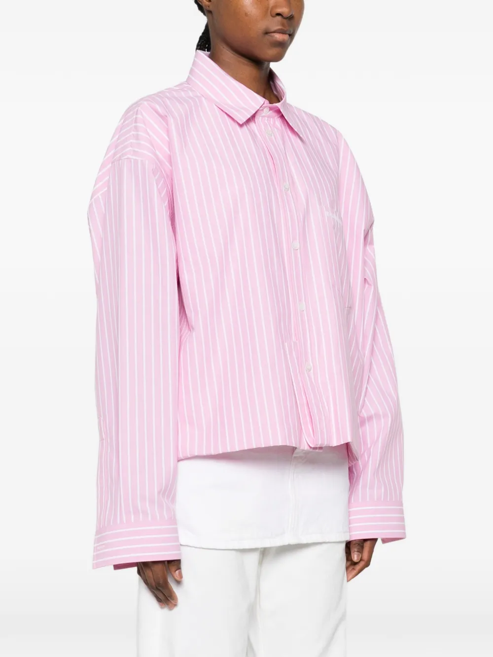 Balenciaga Gestreept blouse Roze