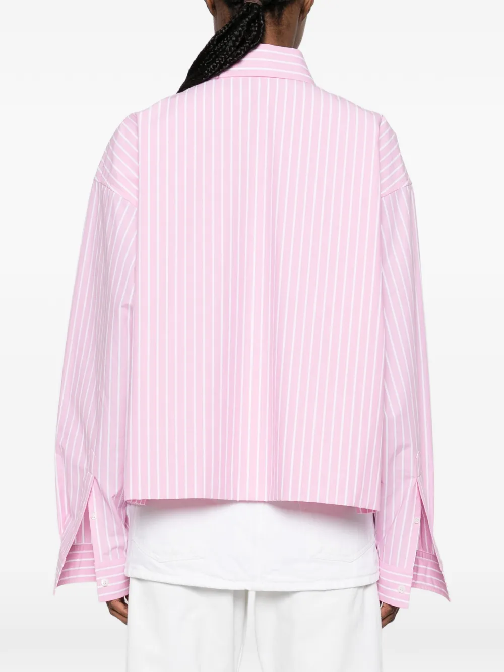 Balenciaga Gestreept blouse Roze