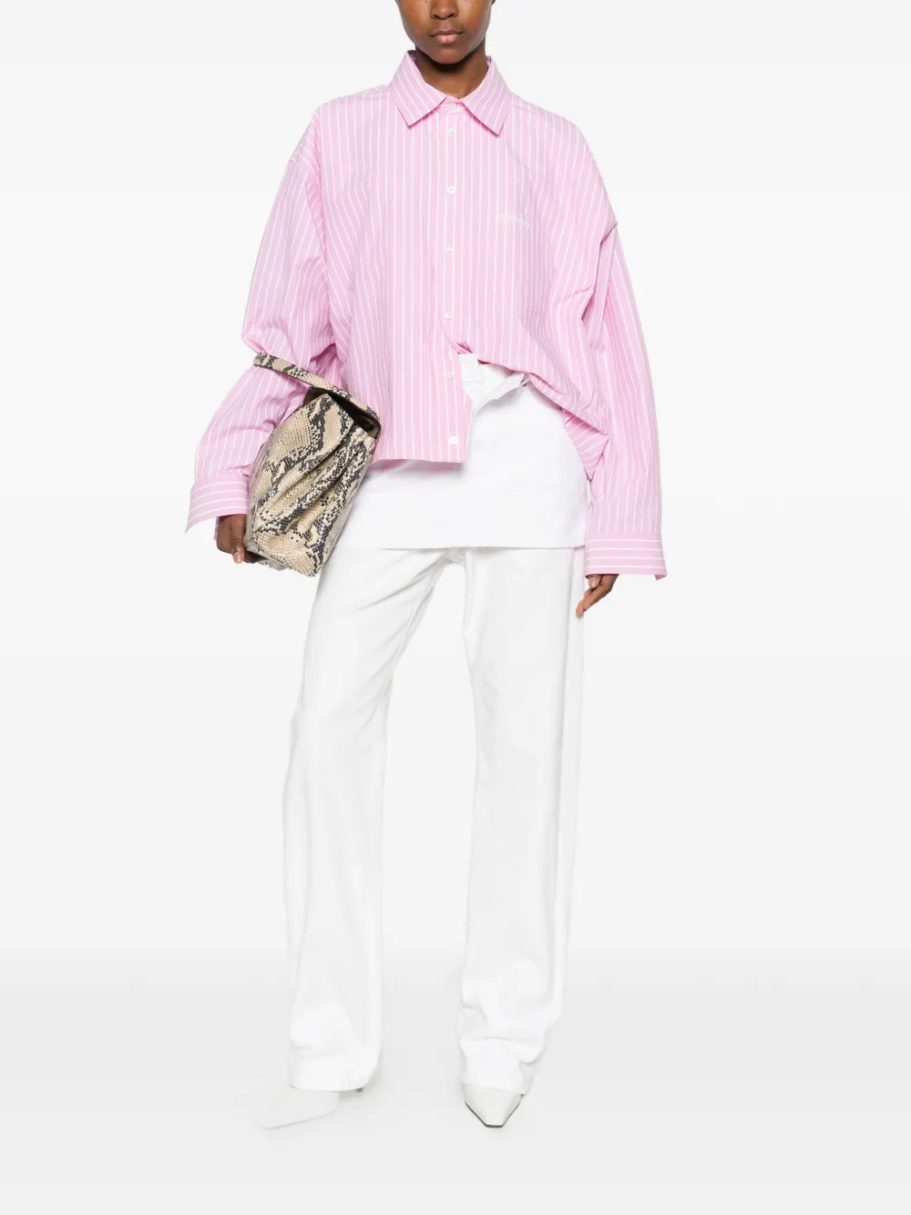 Balenciaga Gestreept blouse Roze