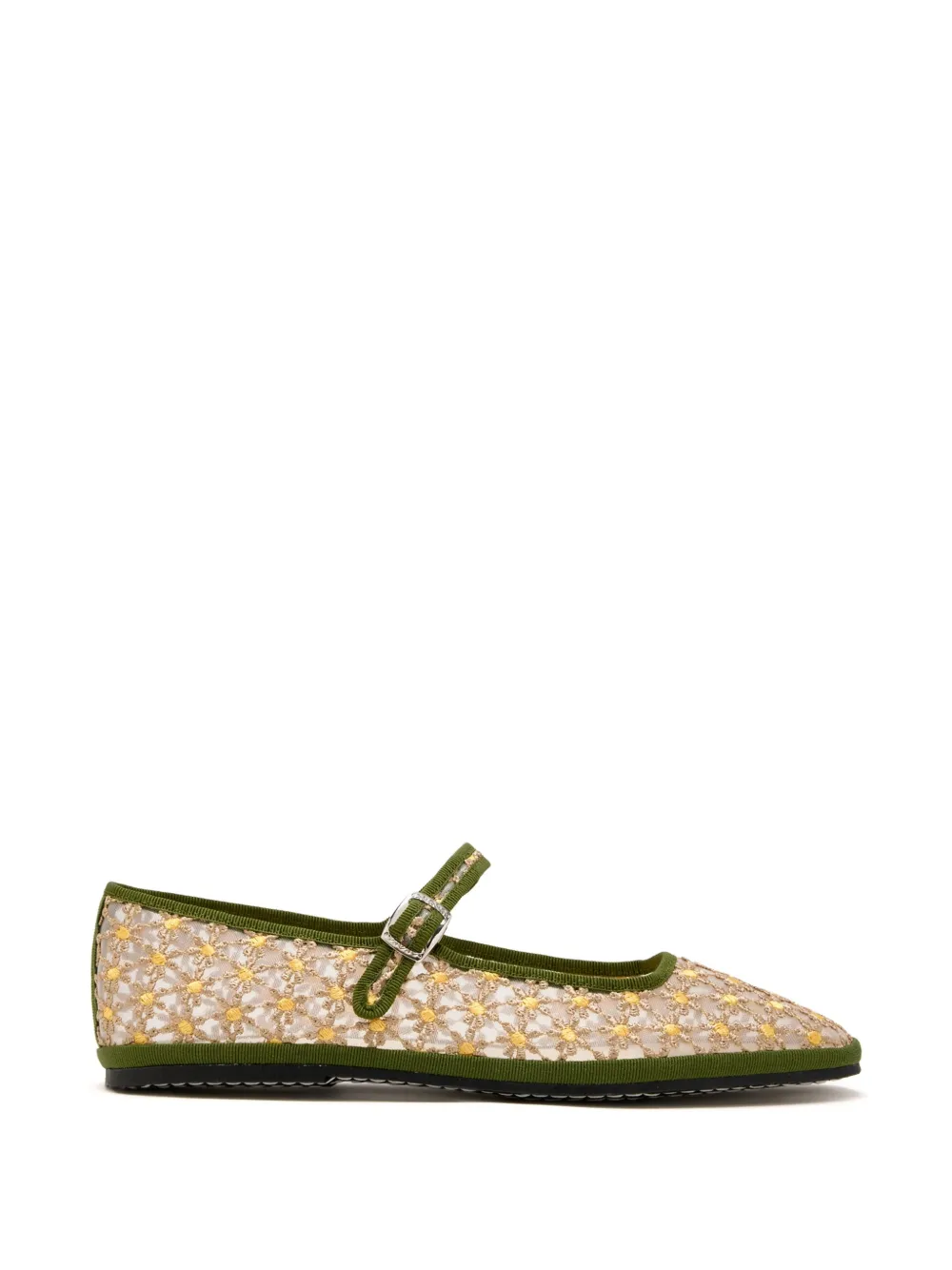 CAPULETTE Bambinetta Fiorella floral-embroidery ballet flats - Toni neutri