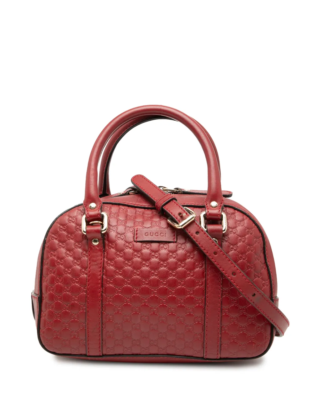Gucci Pre-Owned Borsa a tracolla Microguccissima Bree piccola 2016-2025 - Rosso