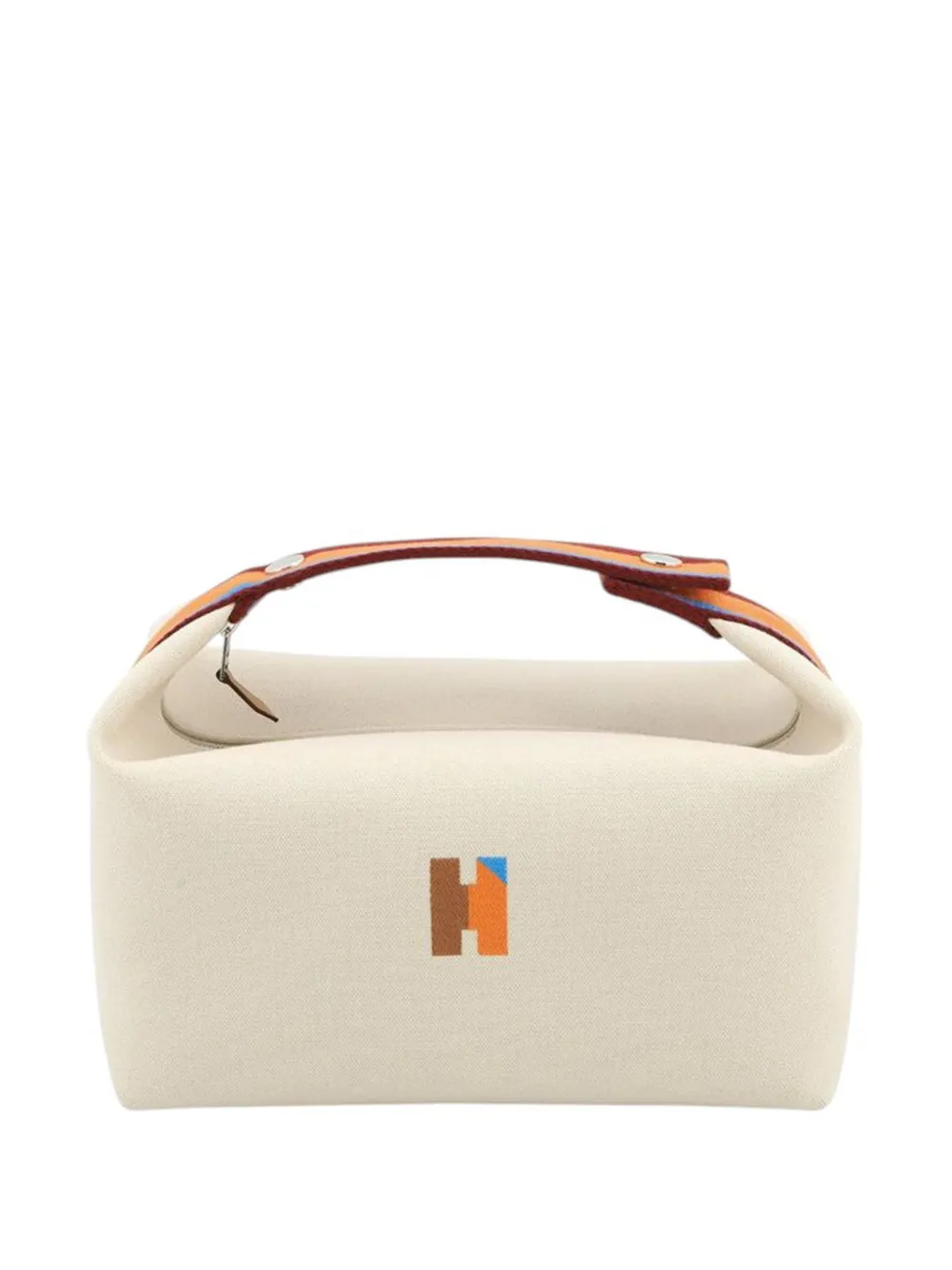 Hermès Pre-Owned 2021-2025 Large Toile Bride A Brac H Pavillon Case vanity bag - Rosso