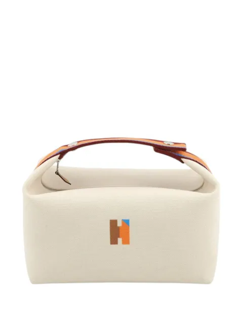 Hermès Pre-Owned 2021-2025 Large Toile Bride A Brac H Pavillon Case vanity bag