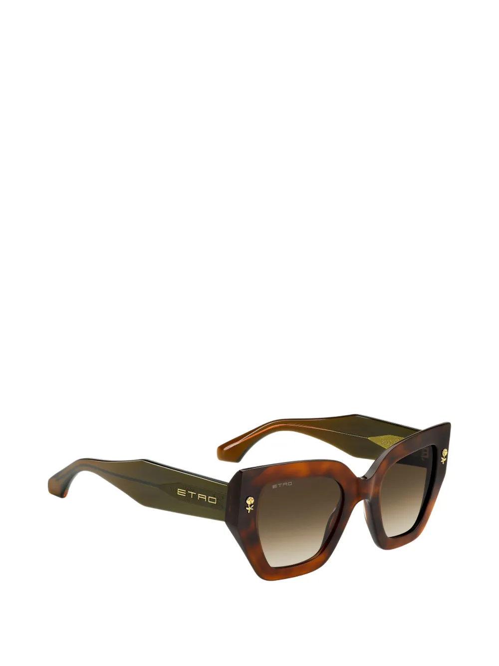 ETRO Zonnebril met cat-eye montuur Bruin