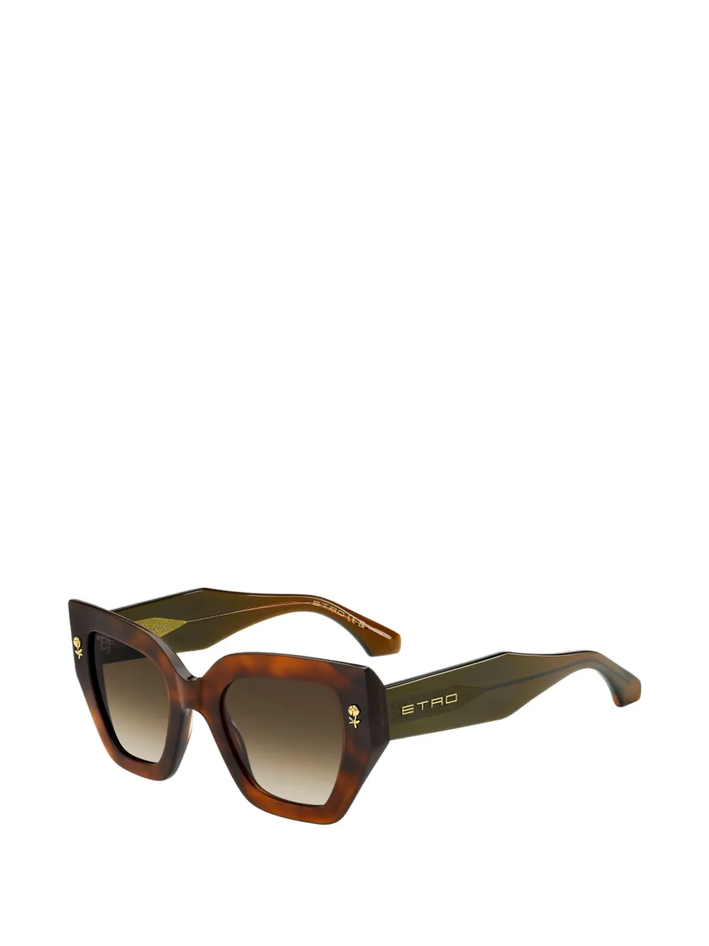ETRO Zonnebril met cat-eye montuur Bruin