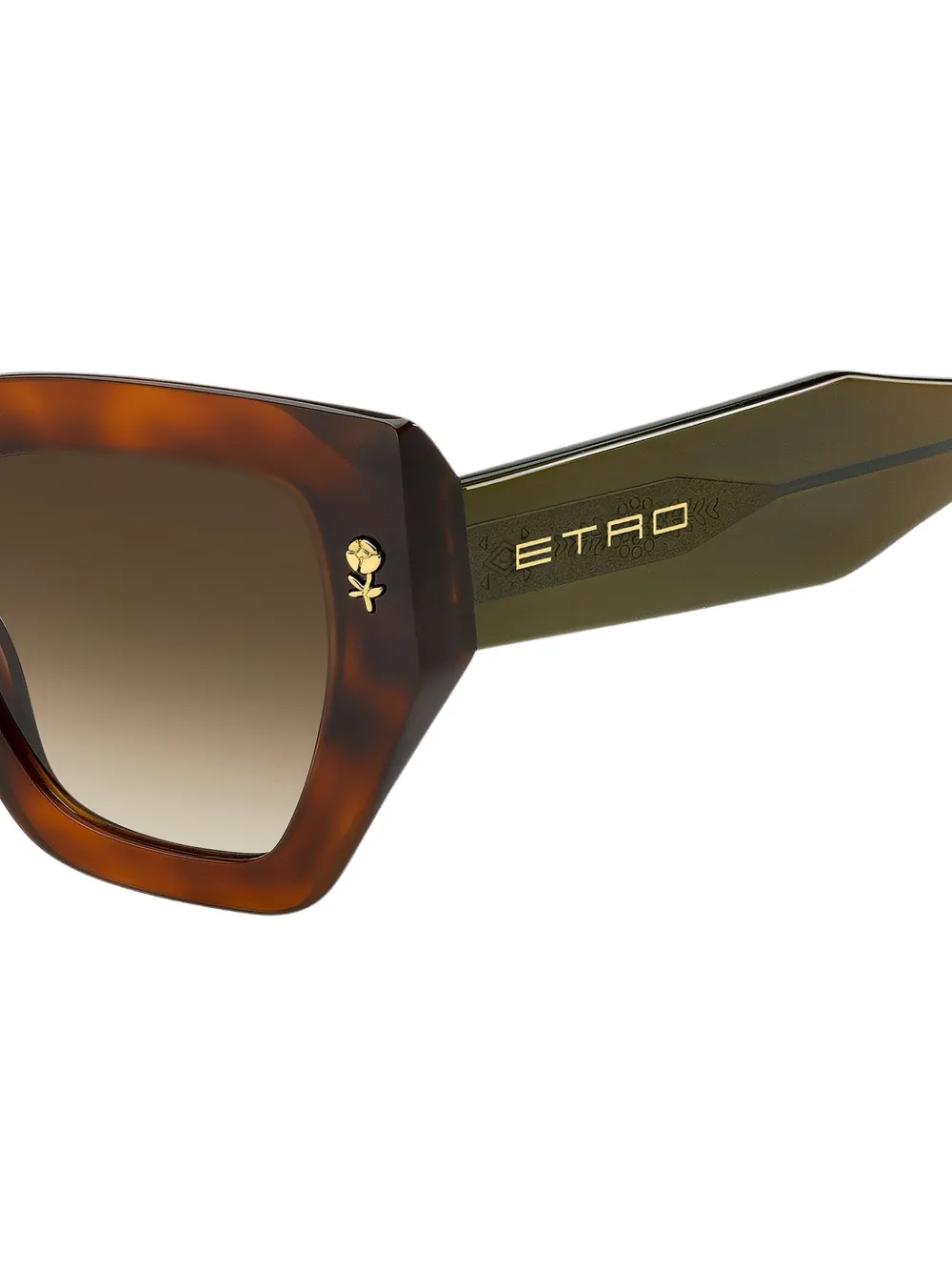ETRO Zonnebril met cat-eye montuur Bruin