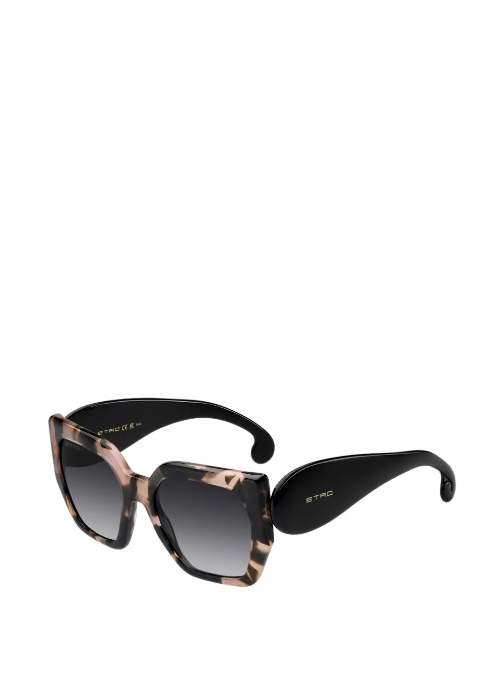 ETRO Zonnebril met paisley-print Beige