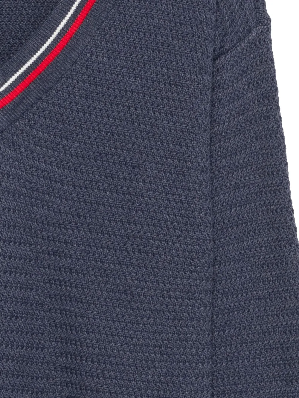  Rossignol Pull En Maille Texturée à Col V - Bleu 
