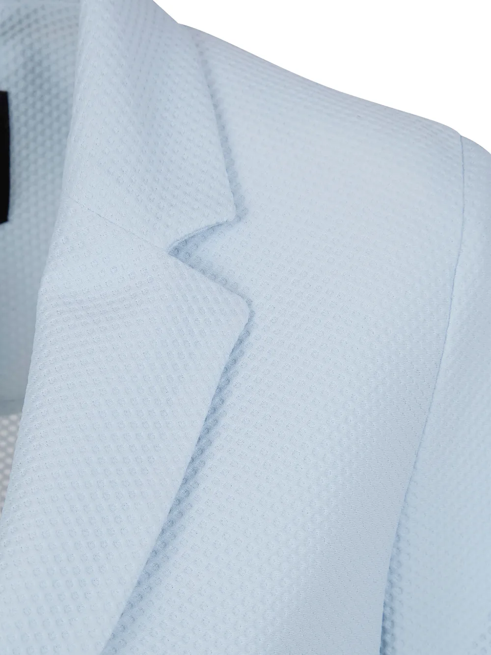  Seventy Single-button Textured Blazer - Blue 