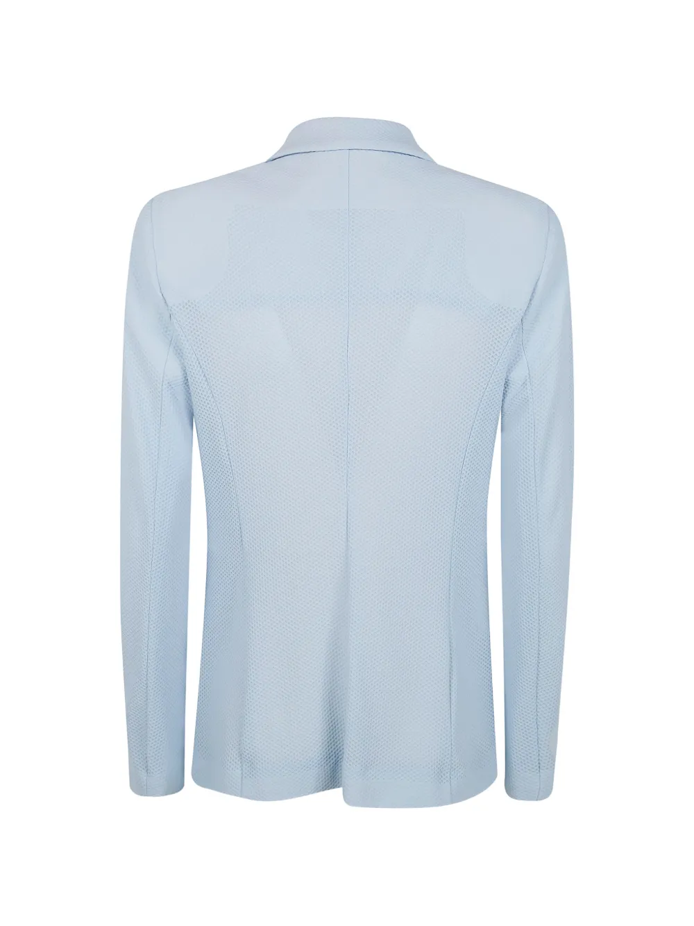  Seventy Single-button Textured Blazer - Blue 