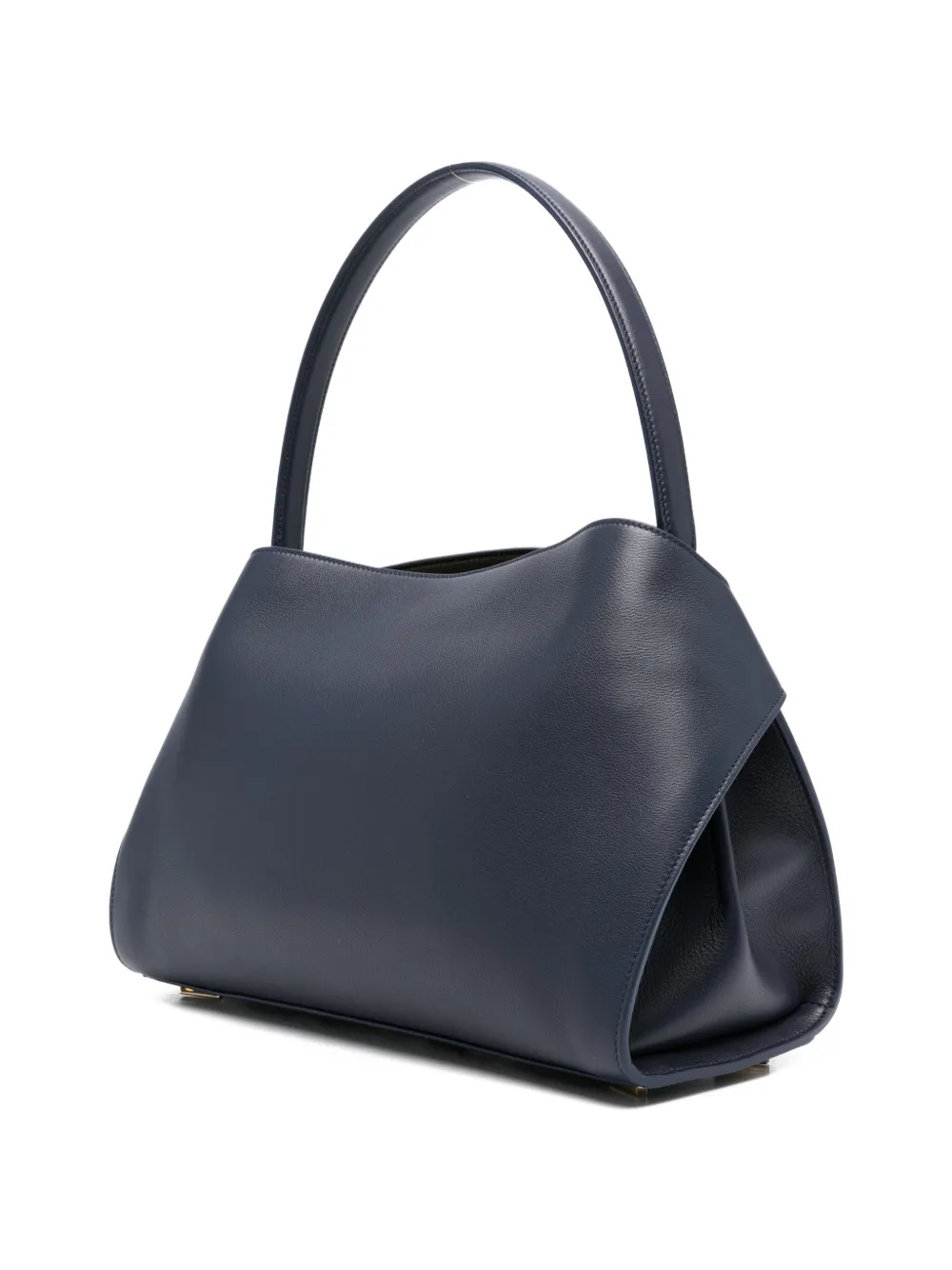  Ferragamo Medium Hug Buckle Leather Shoulder Bag - Blue 