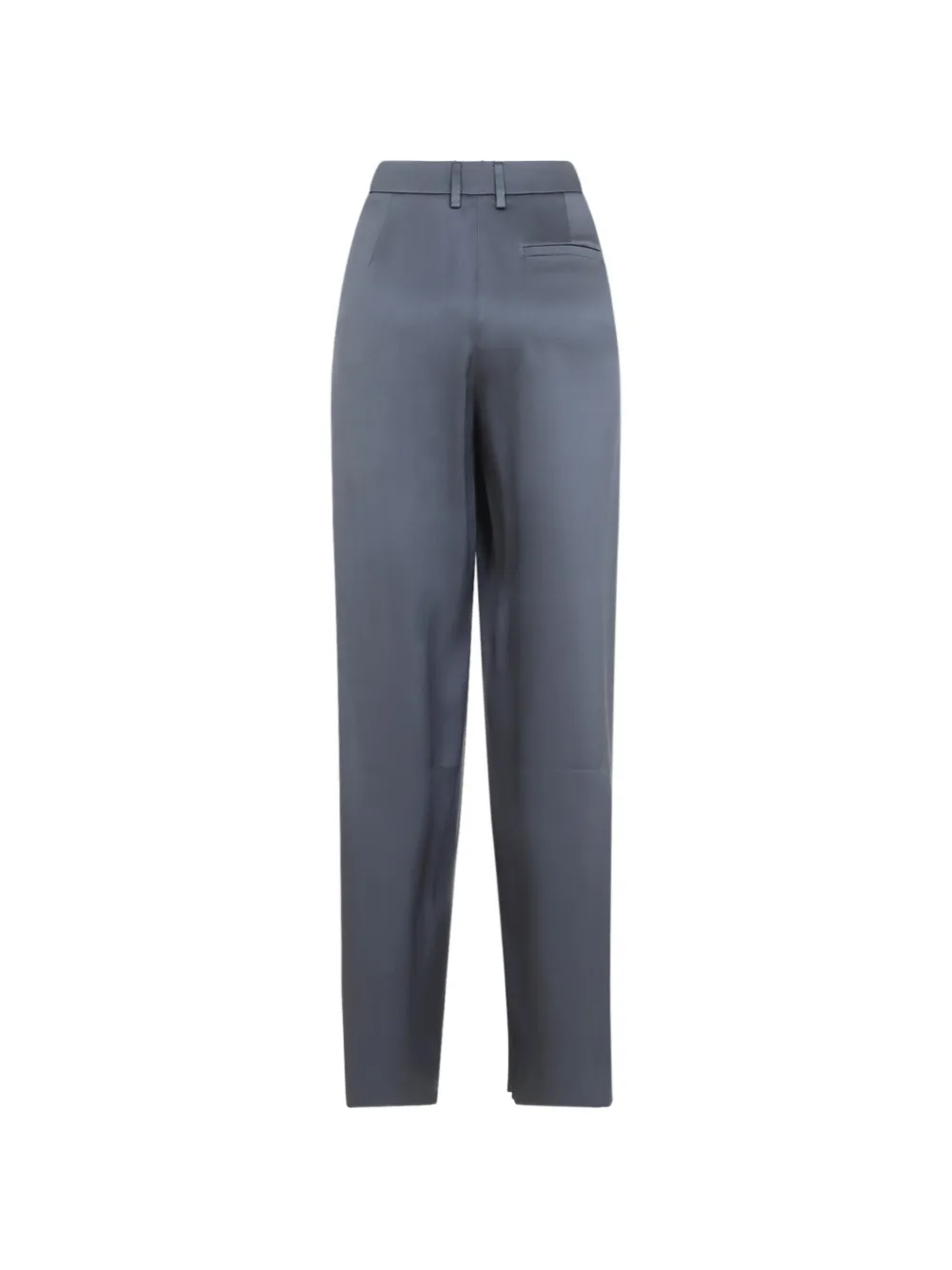  Giorgio Armani Pleated Silk Trousers - Grey 