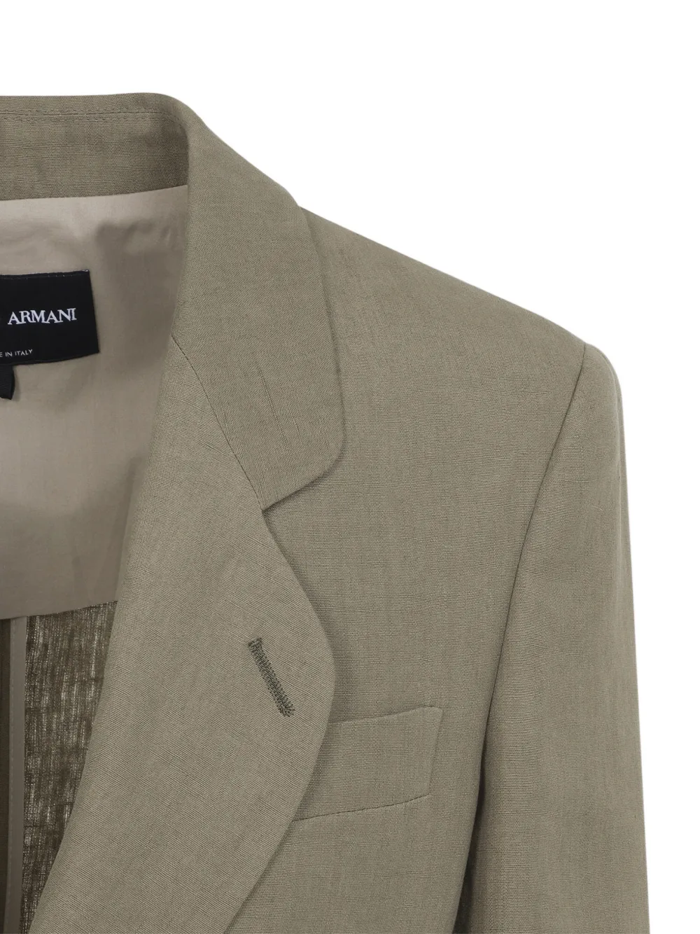  Giorgio Armani Single-button Linen Jacket - Neutrals 