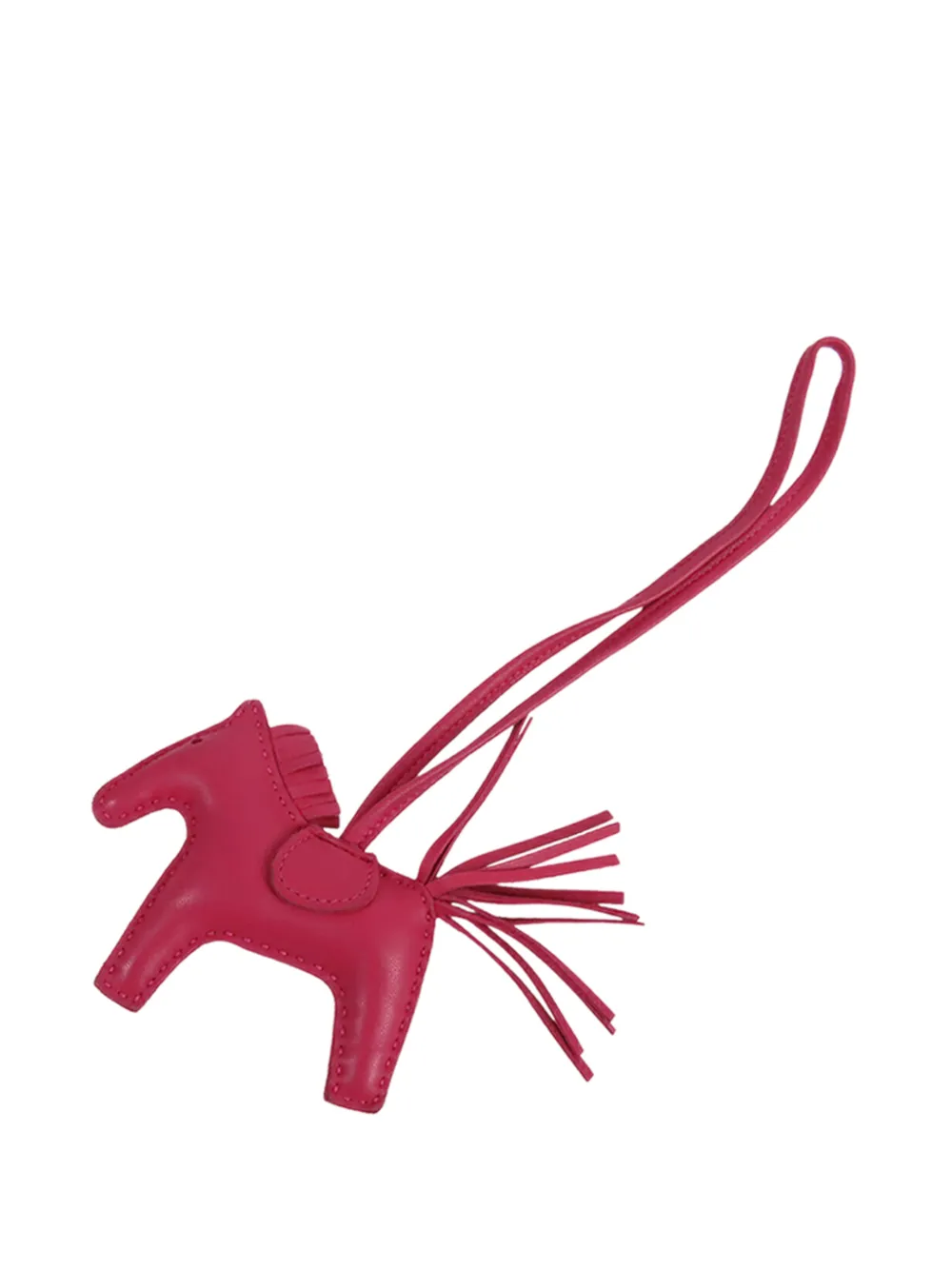 Hermès Pre-Owned 2020 Milo Lambskin Grigri Rodeo Bag Charm PM key chain - Rosa