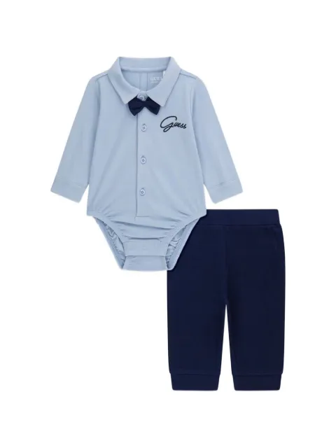 guess kids set de pantalones con detalle de moño