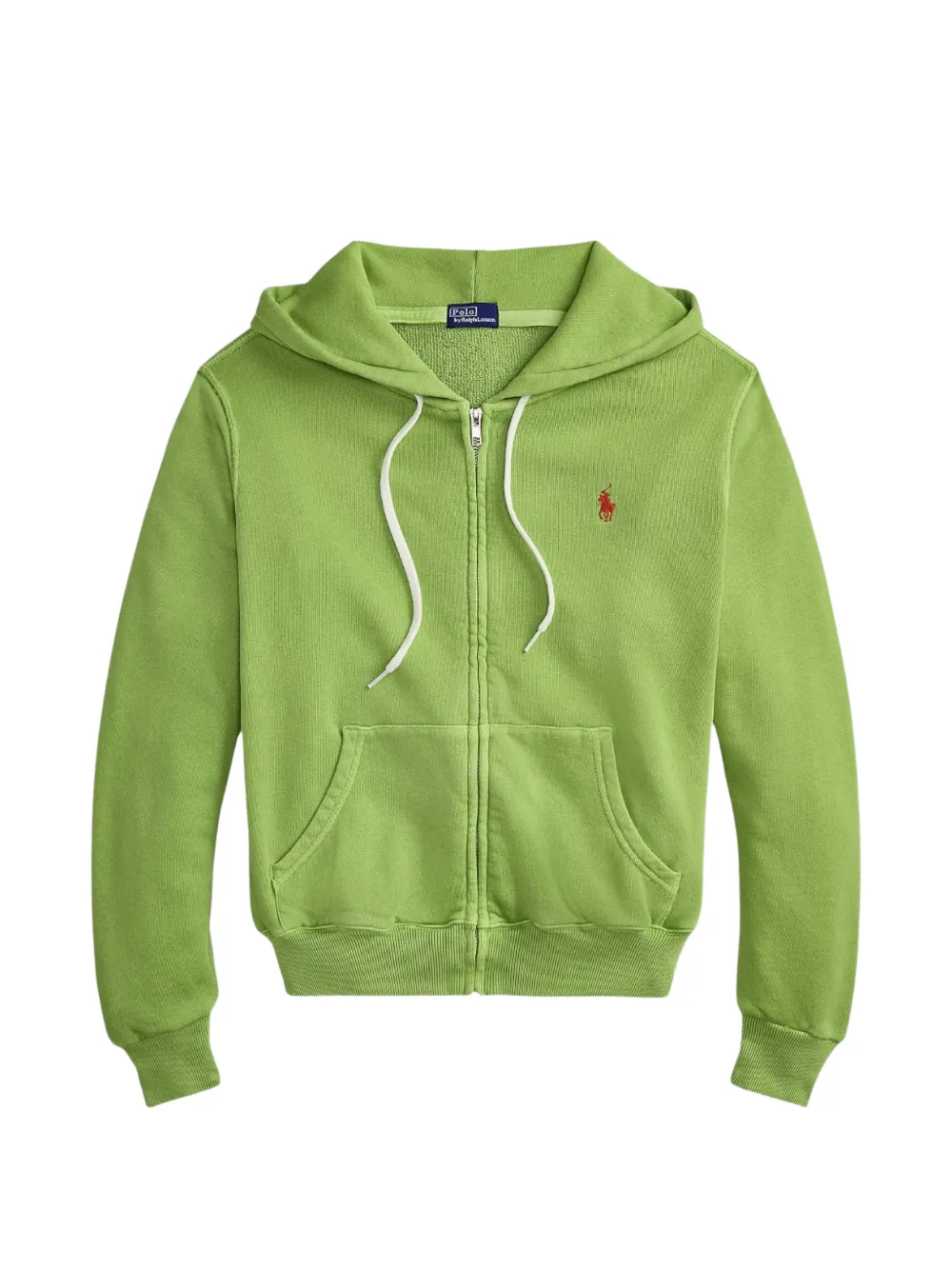 Polo Ralph Lauren logo-embroidered hoodie - Grün