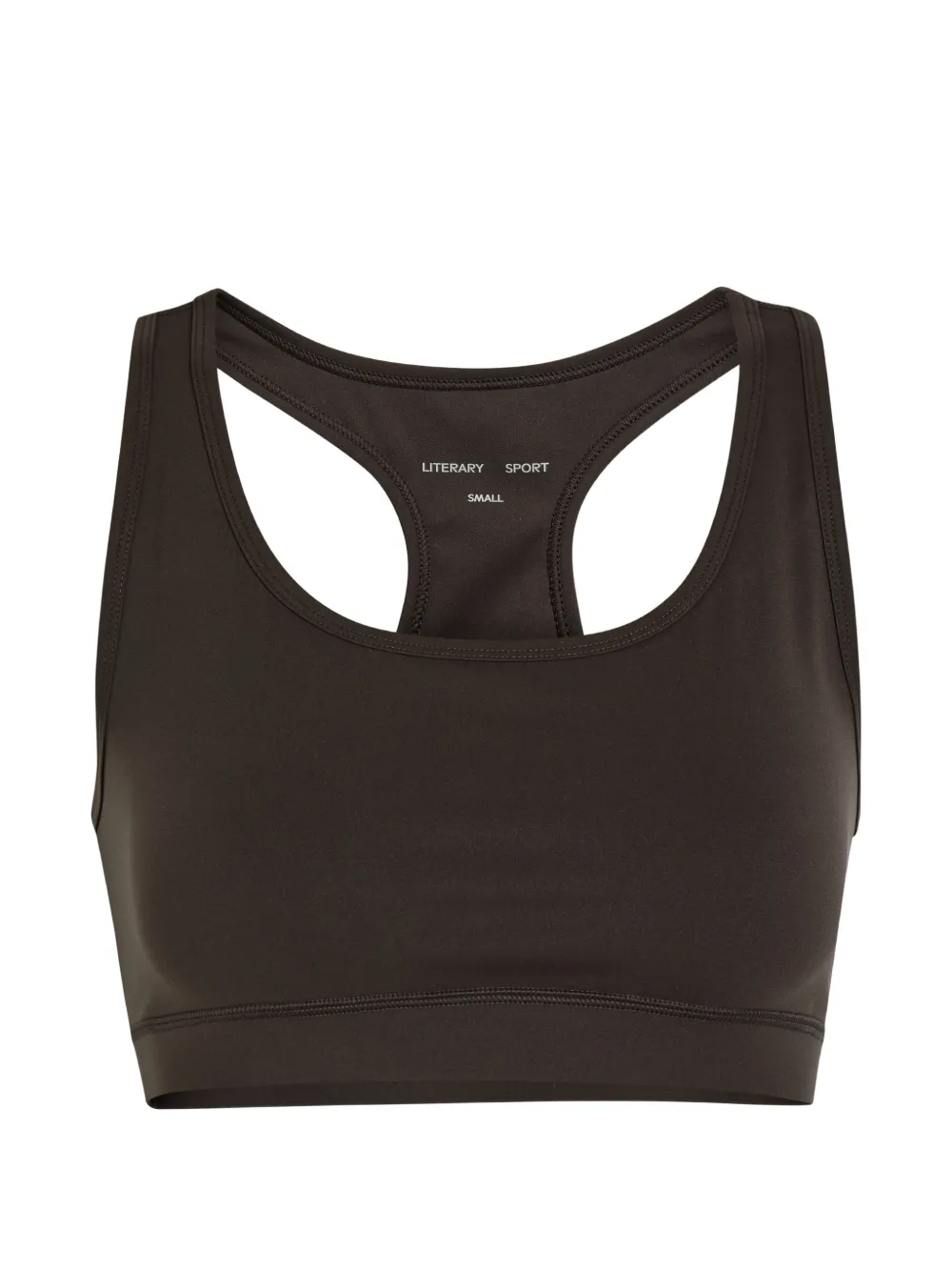 Literary Sport racerback bra - Braun
