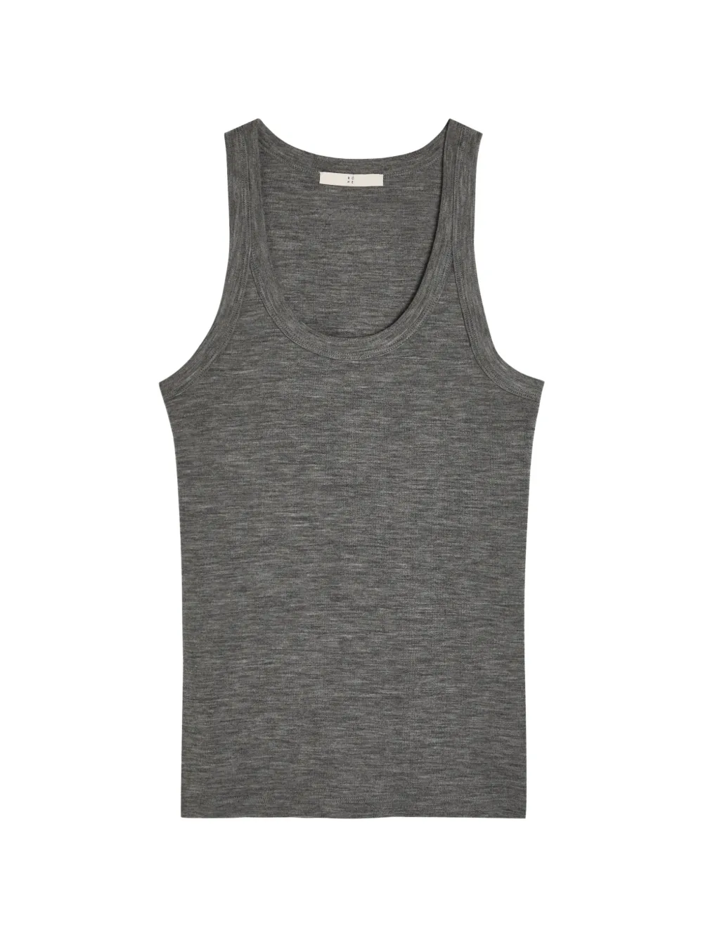 Róhe scoop-neck tank top - Grigio