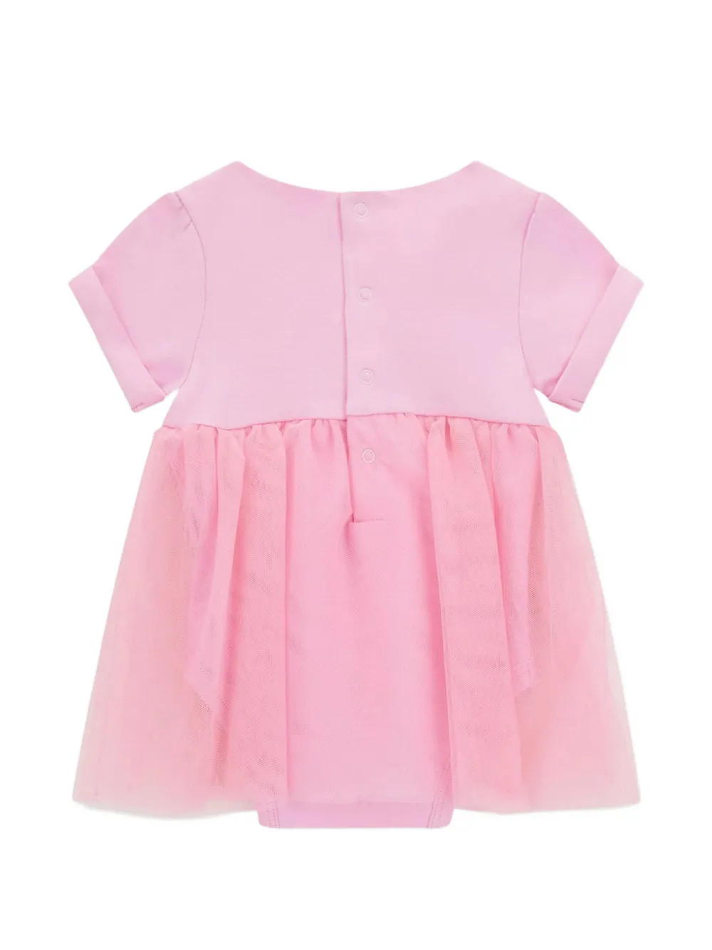 Logo-Print Tulle Dress