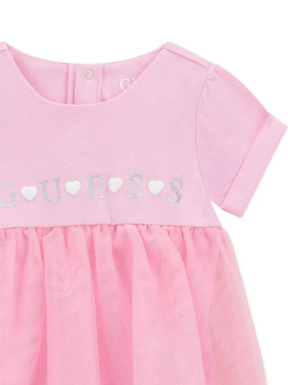 Logo-Print Tulle Dress