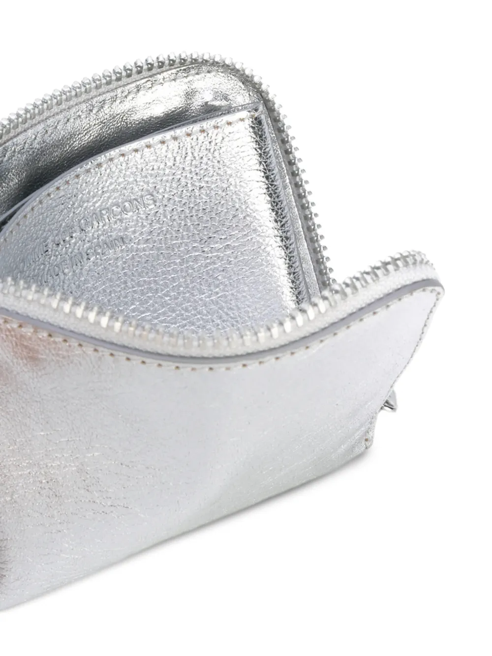  Comme Des Garçons Wallet Leather Wallet - Silver 