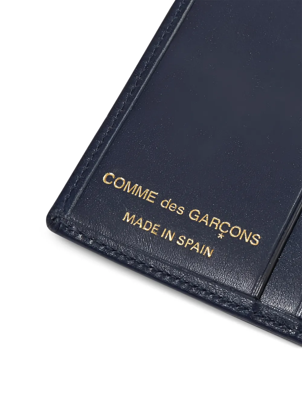 Comme Des Garçons Wallet Leren pasjeshouder Blauw