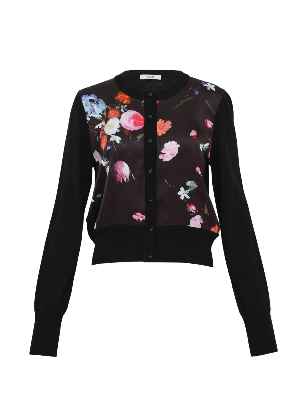 ERDEM cropped cardigan - Nero