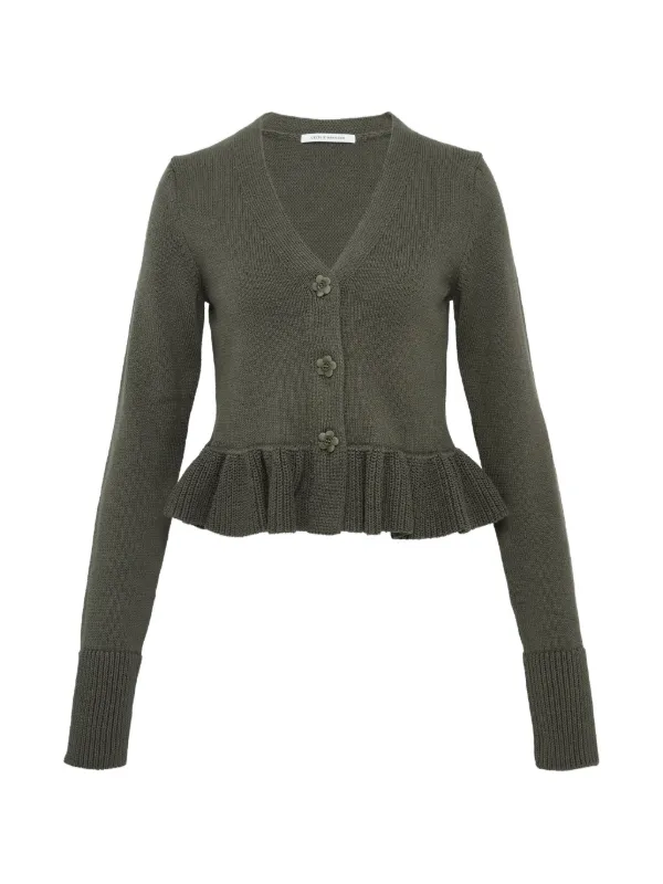 Cecilie Bahnsen Prisca Cardigan in Green